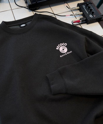 RECOCO×FREAK'S STORE/レココ 特別款寬鬆版型背部印花圓領衛衣【限量】
