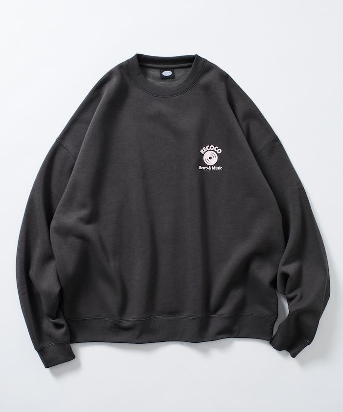 RECOCO×FREAK'S STORE/レココ 特別款寬鬆版型背部印花圓領衛衣【限量】