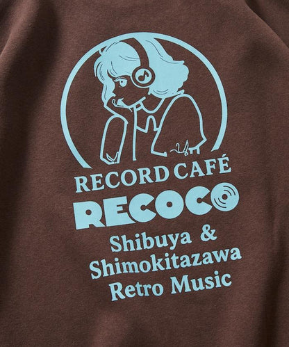 RECOCO×FREAK'S STORE/レココ 特別款寬鬆版型背部印花圓領衛衣【限量】