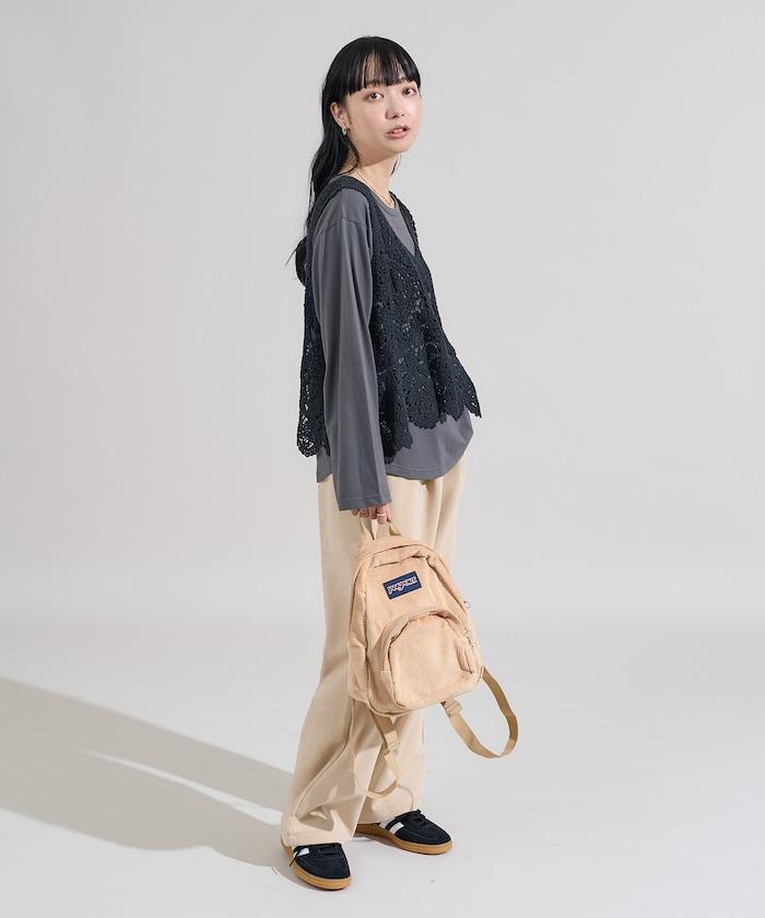 蕾絲背心套裝 長袖