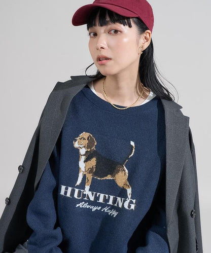 DOG 提花針織衫