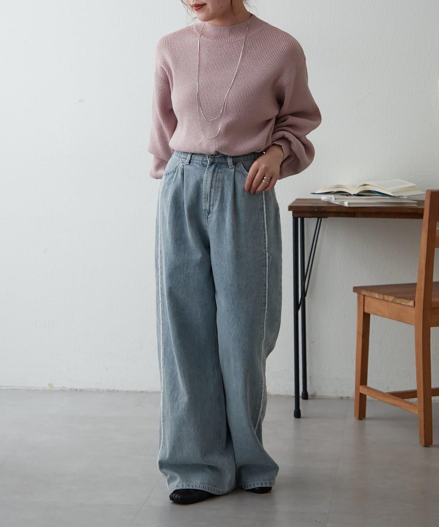 亮片羅紋針織衫