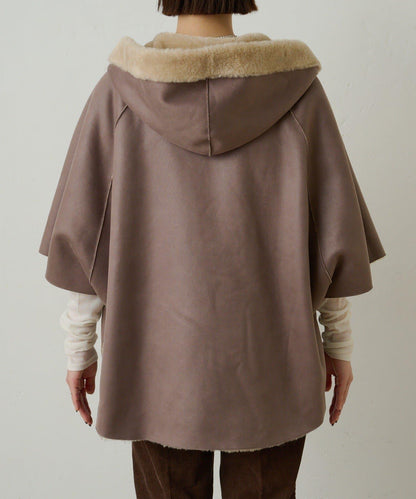 【Omekashi】短款仿毛絨斗篷