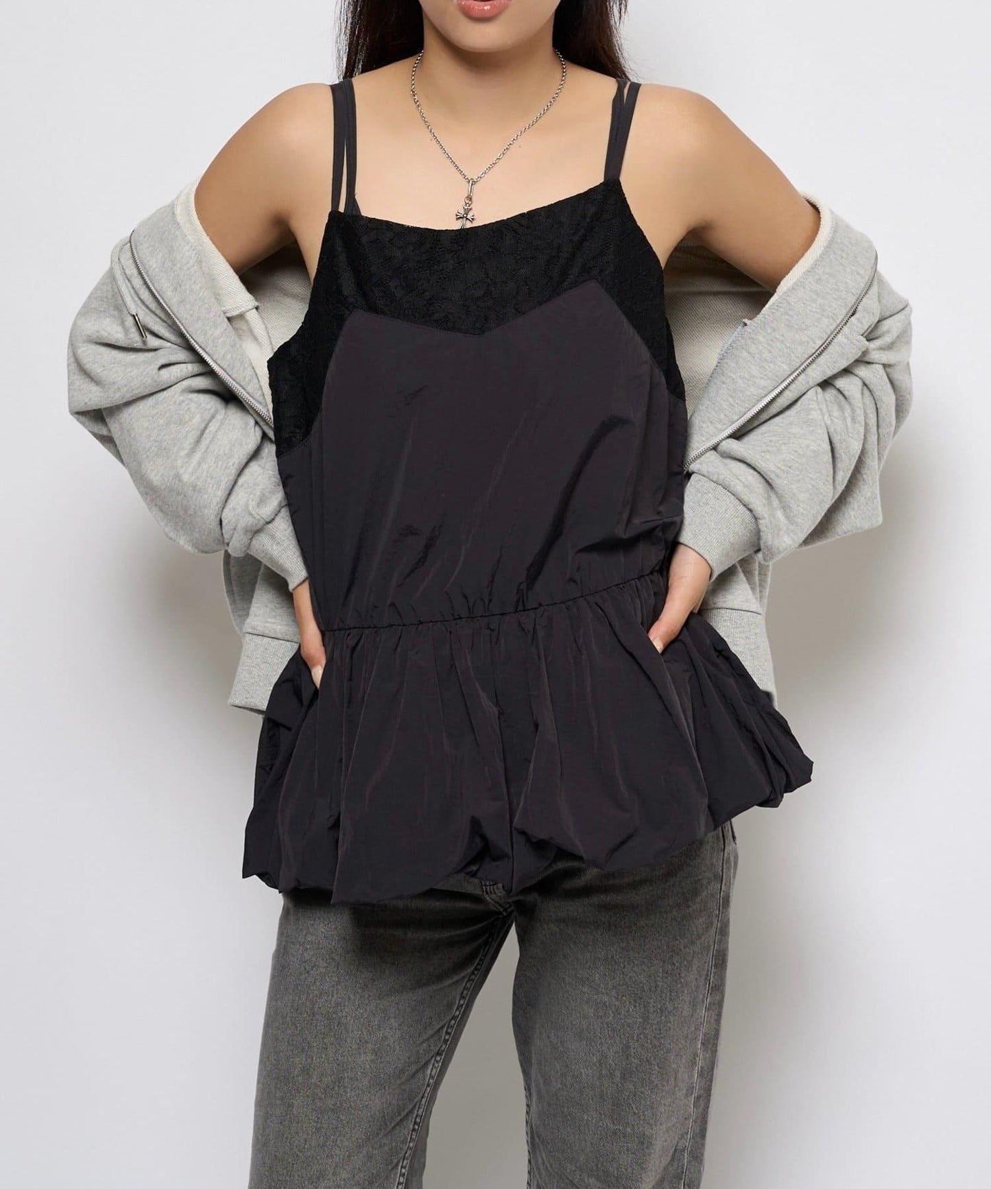 尼龍泡泡連衣裙