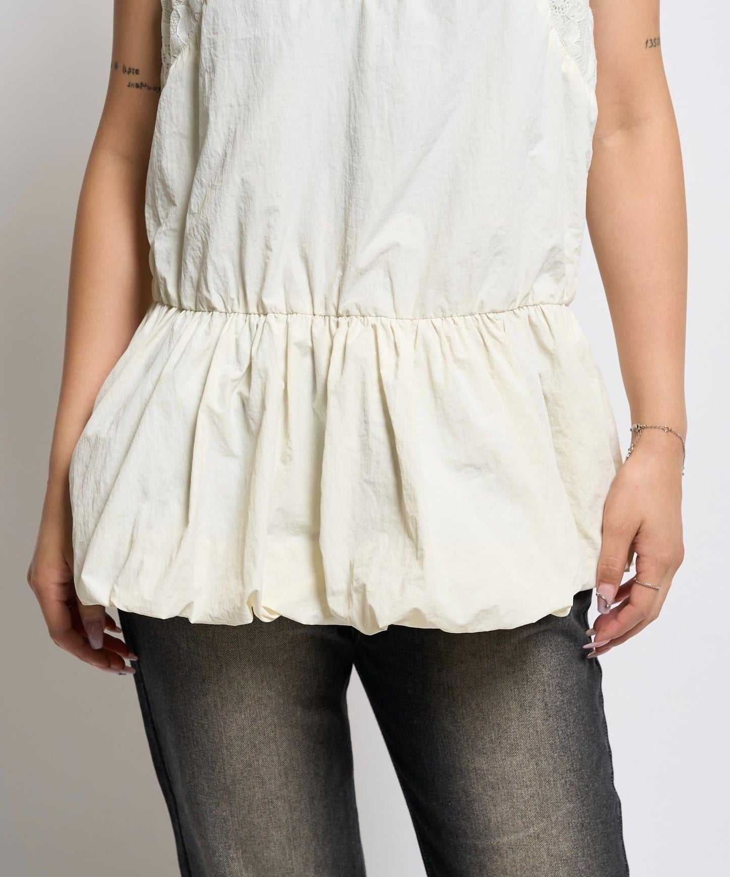 尼龍泡泡連衣裙