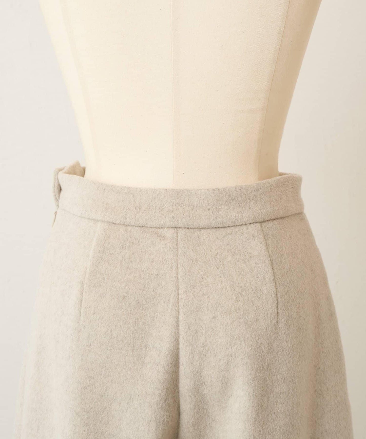 《15 quinze》羊毛海狸呢長褲