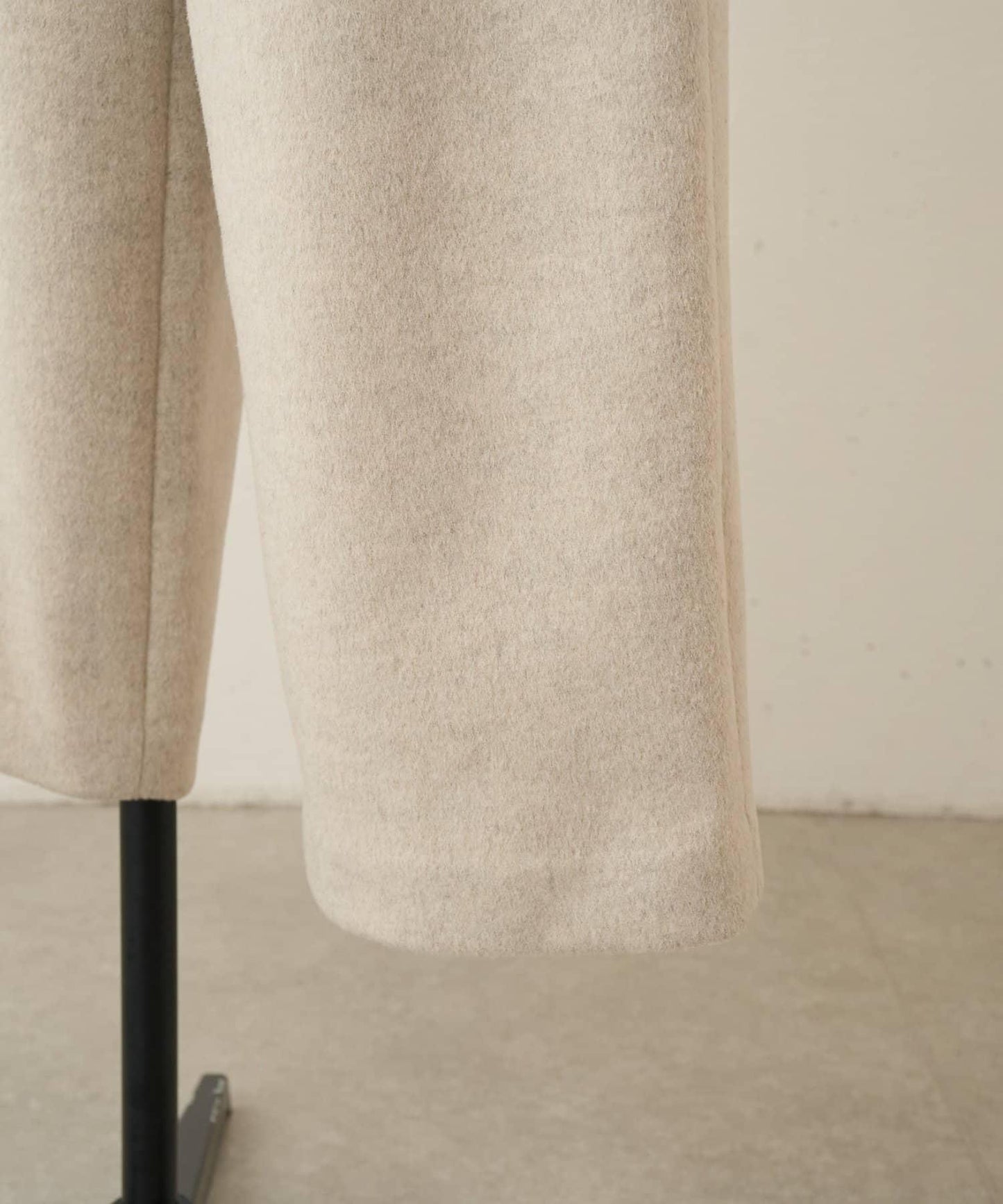 《15 quinze》羊毛海狸呢長褲