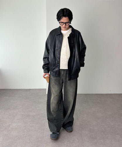 【Discoat】美利奴羊毛V領針織衫