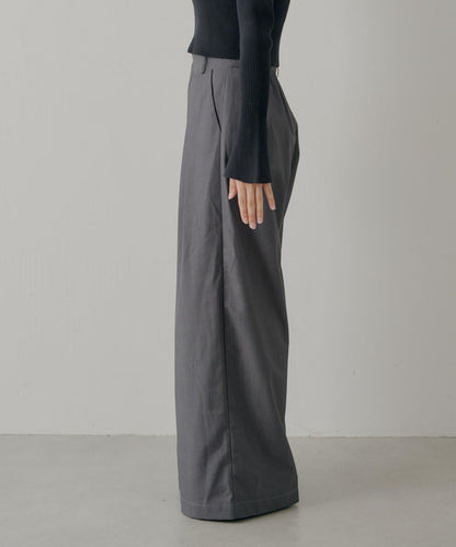 【SALON by Chico】可拆卸荷葉邊寬鬆休閒褲