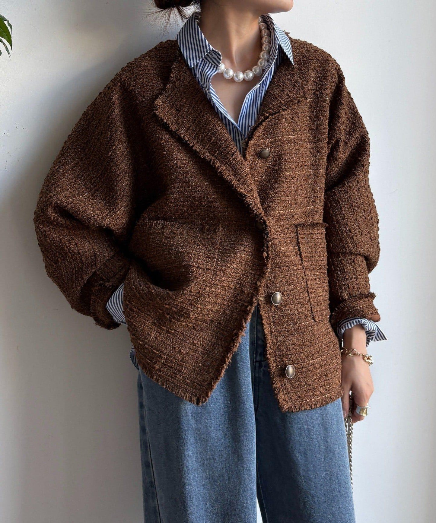 粗花呢夾克
