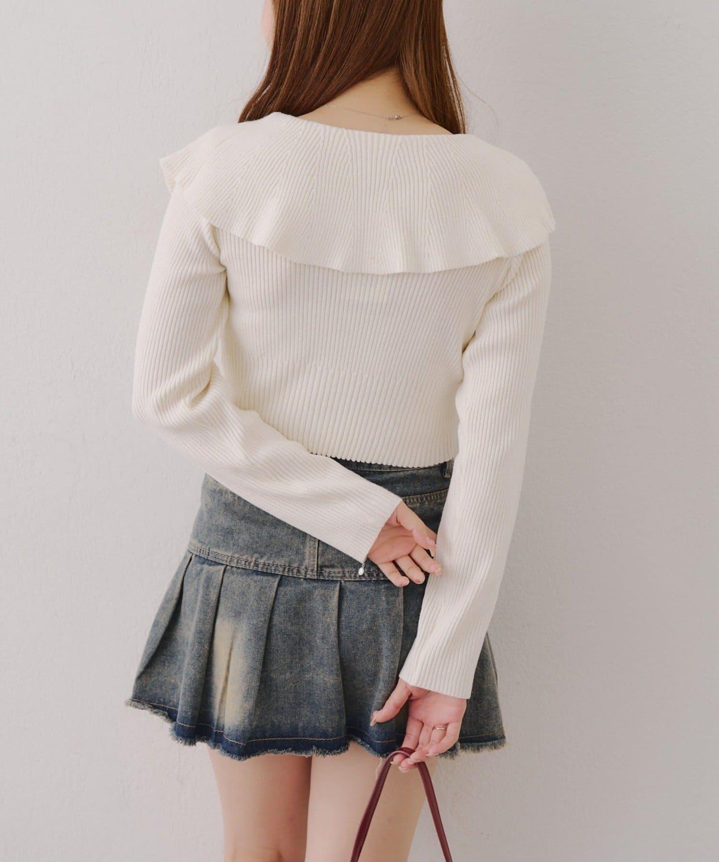 顯瘦顯華麗【RMAF】大翻領拉鍊開衫