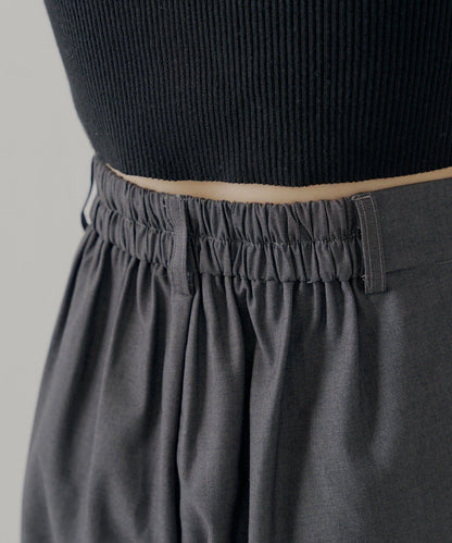 【SALON by Chico】可拆卸荷葉邊寬鬆休閒褲