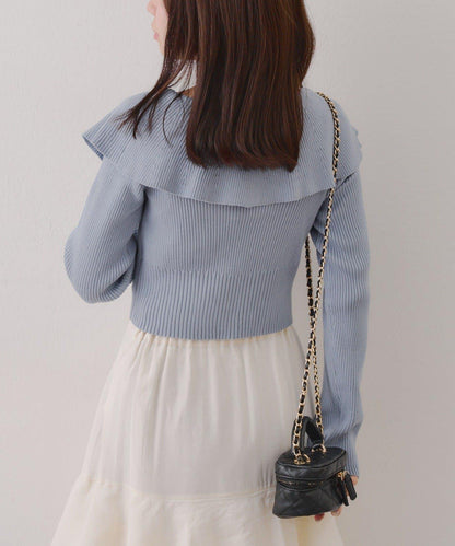 顯瘦顯華麗【RMAF】大翻領拉鍊開衫