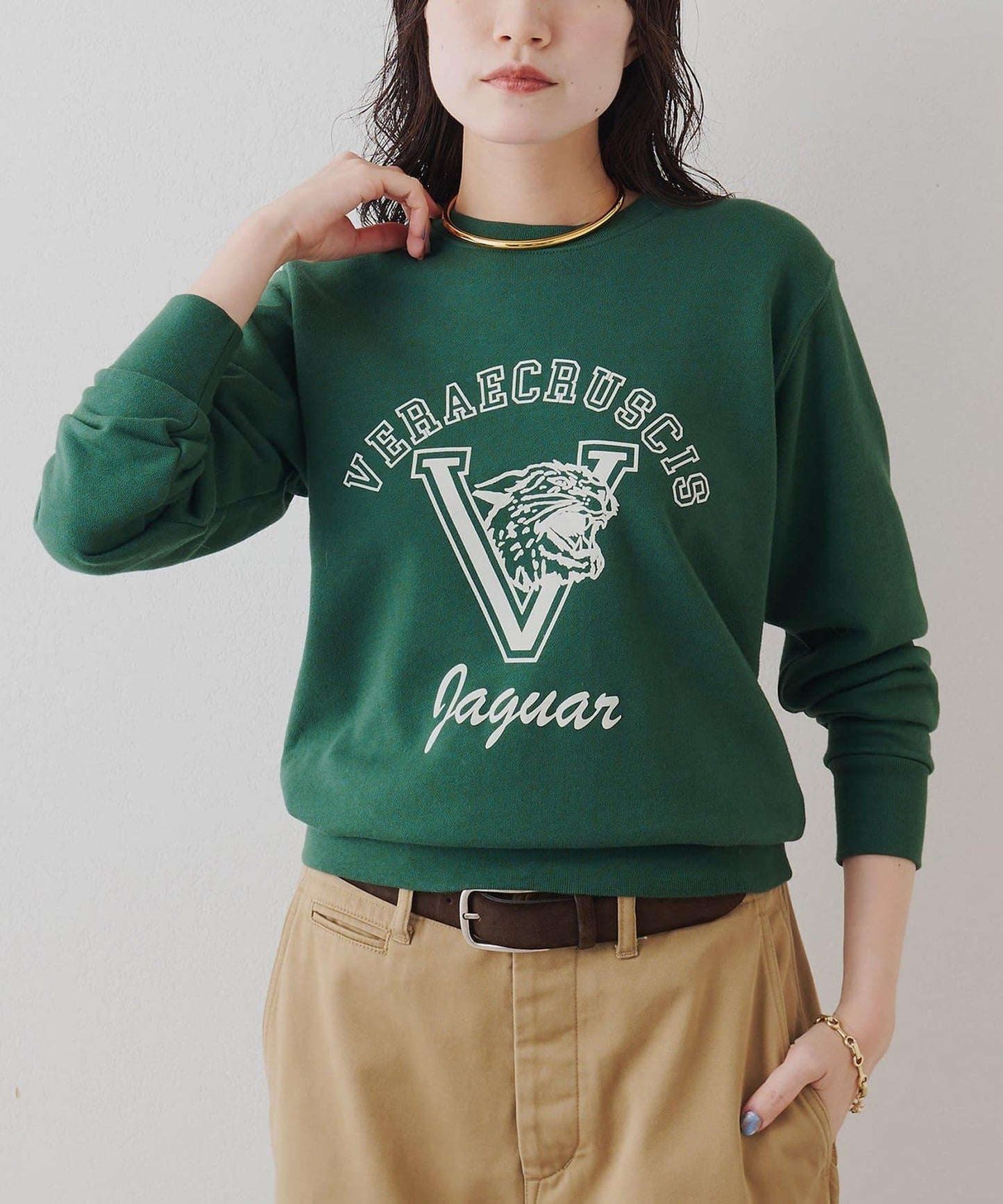 標誌植絨衛衣布