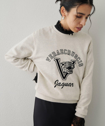 標誌植絨衛衣布