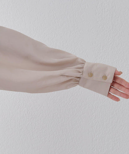 絲滑蝴蝶結領襯衫