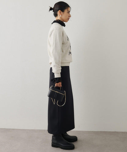 標誌植絨衛衣布