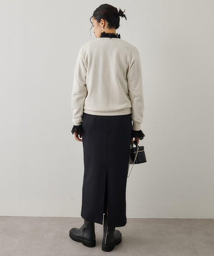 標誌植絨衛衣布