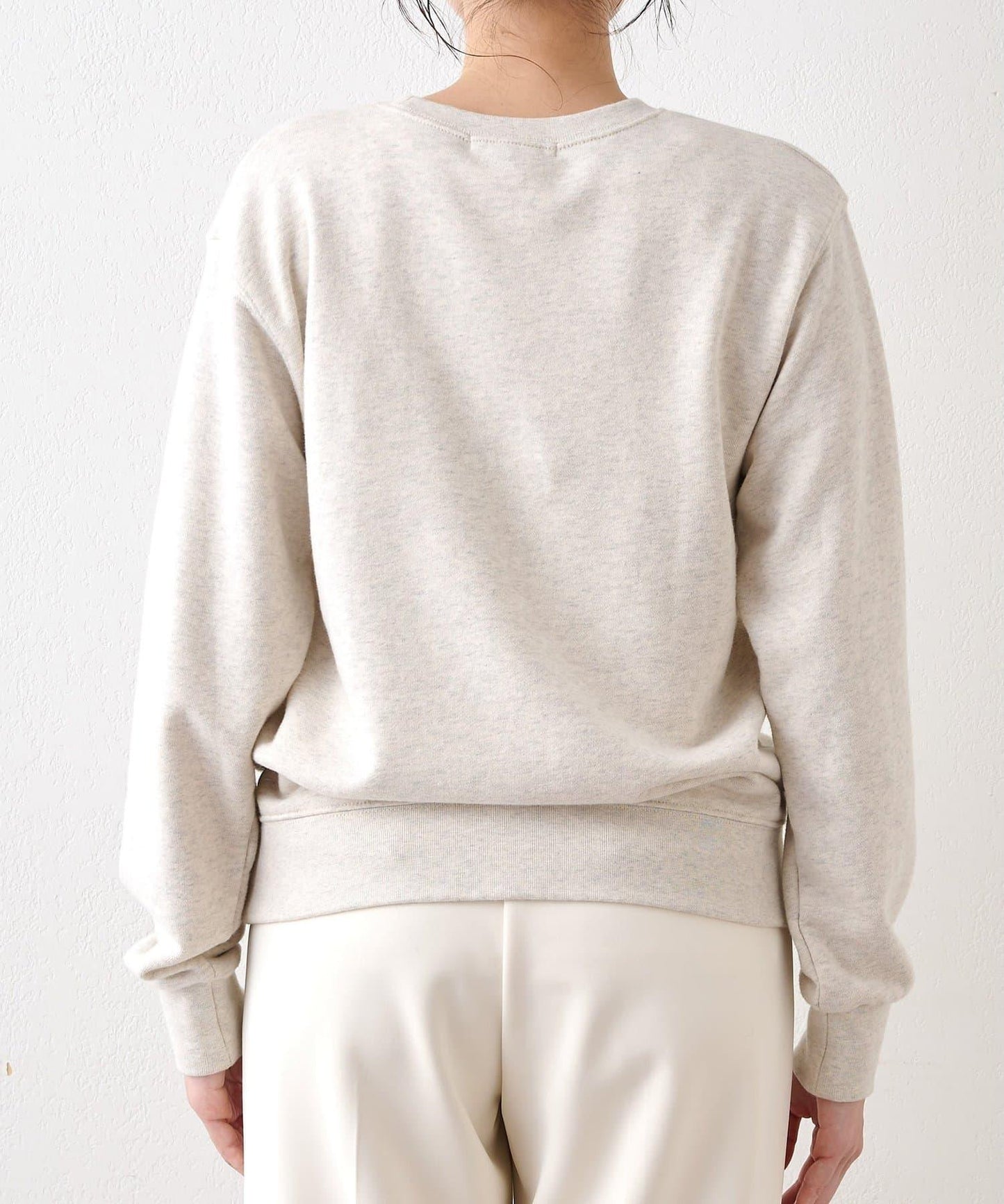 標誌植絨衛衣布