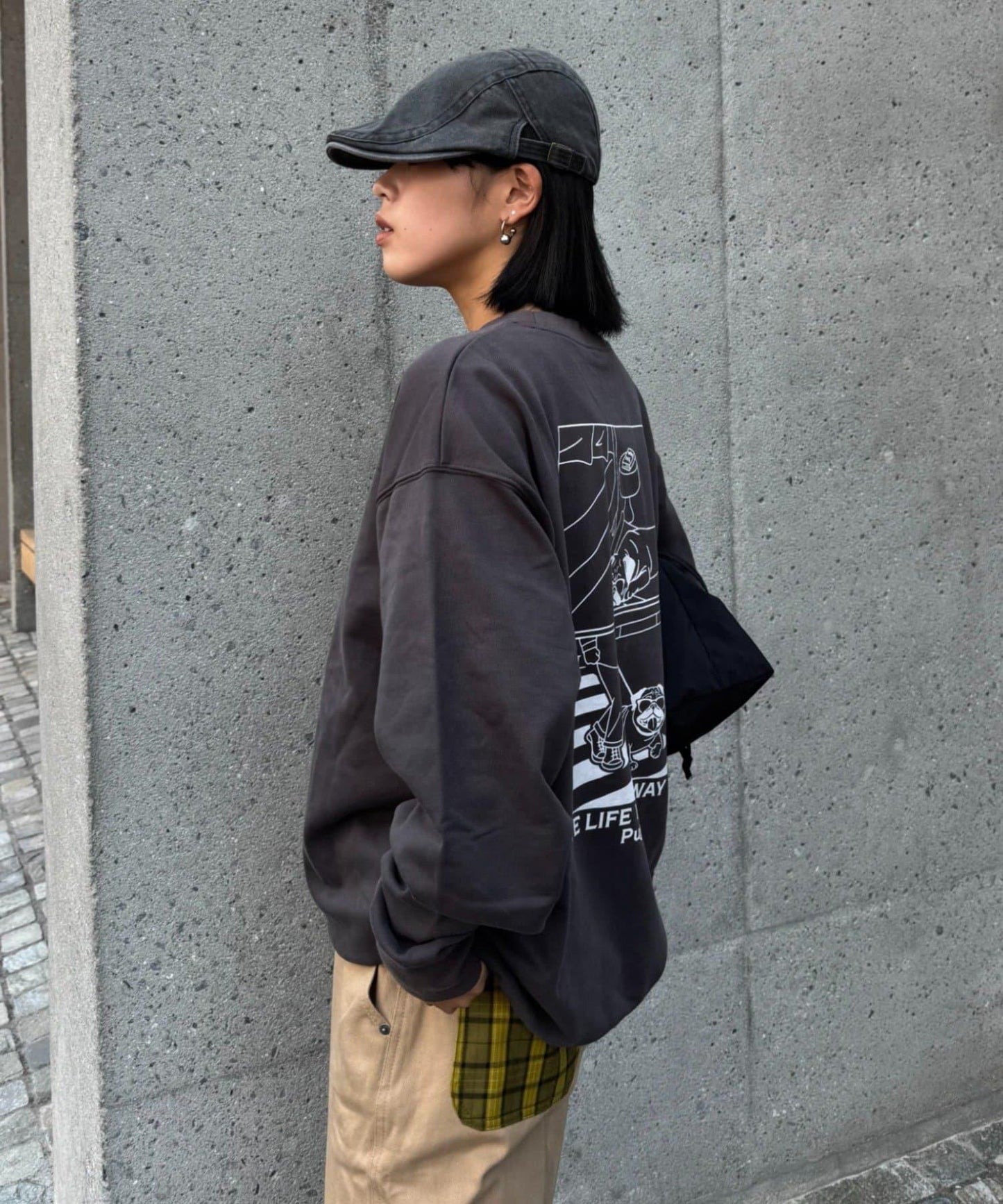 【男女同款】DOGS刺繡標誌印花衛衣