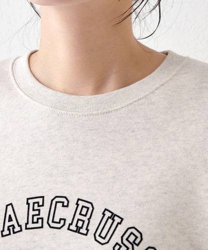 標誌植絨衛衣布