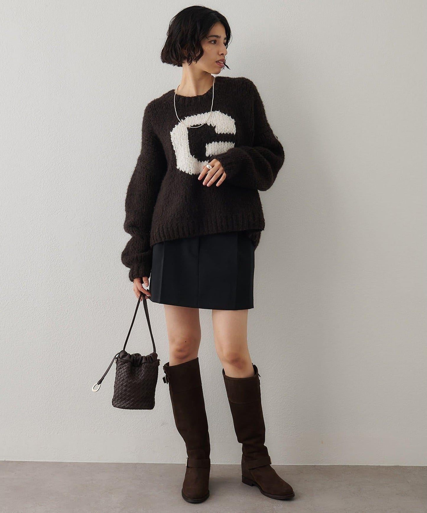 G手工編織套頭衫