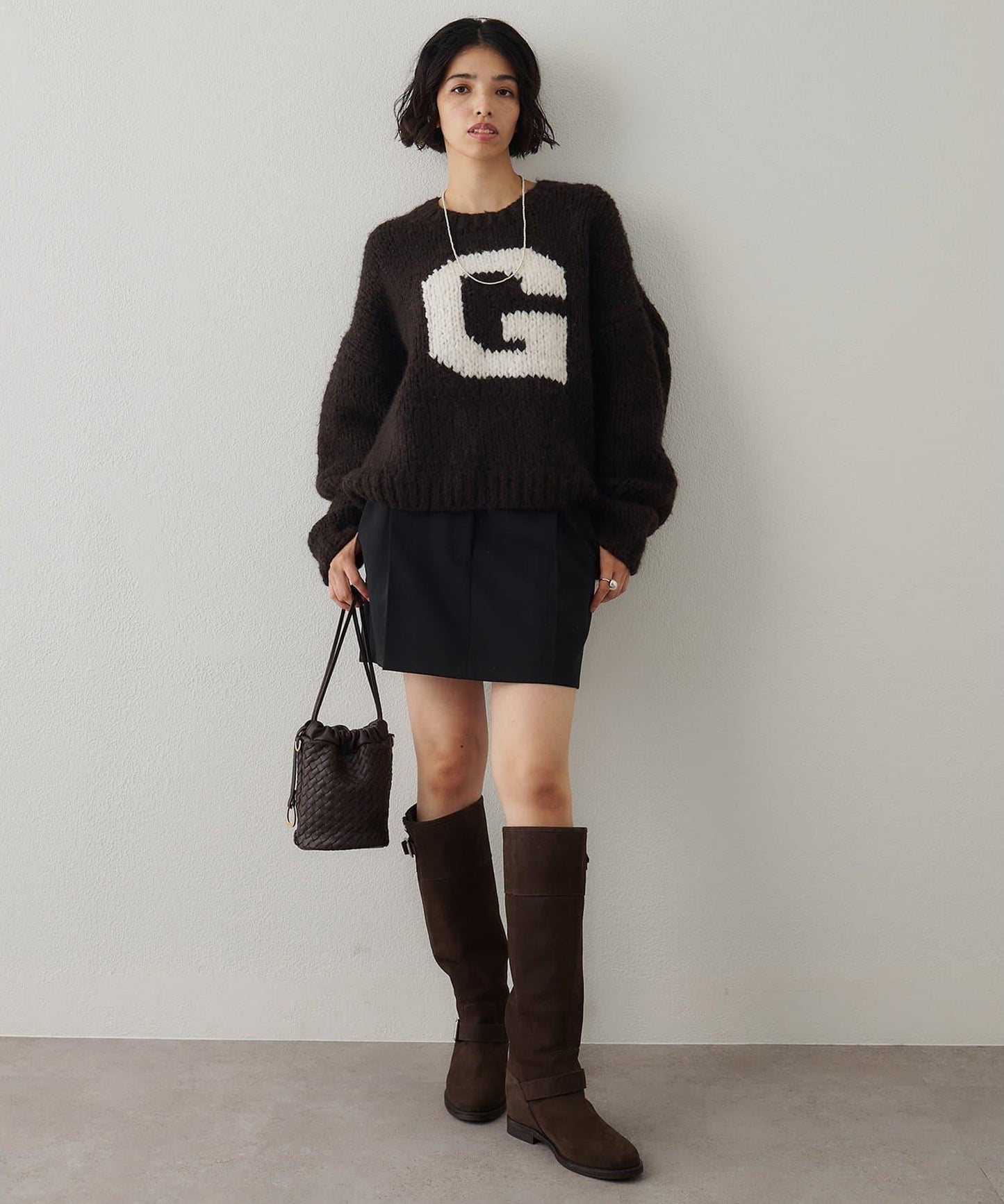 G手工編織套頭衫