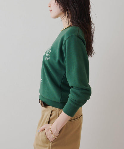 標誌植絨衛衣布