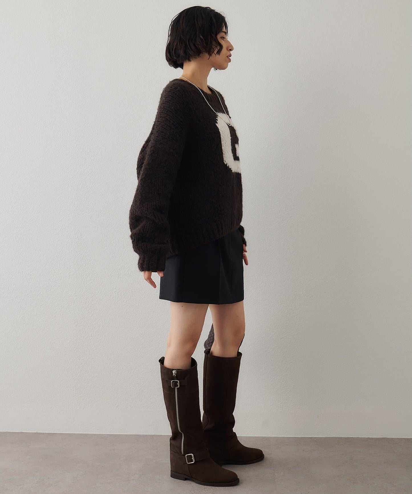 G手工編織套頭衫