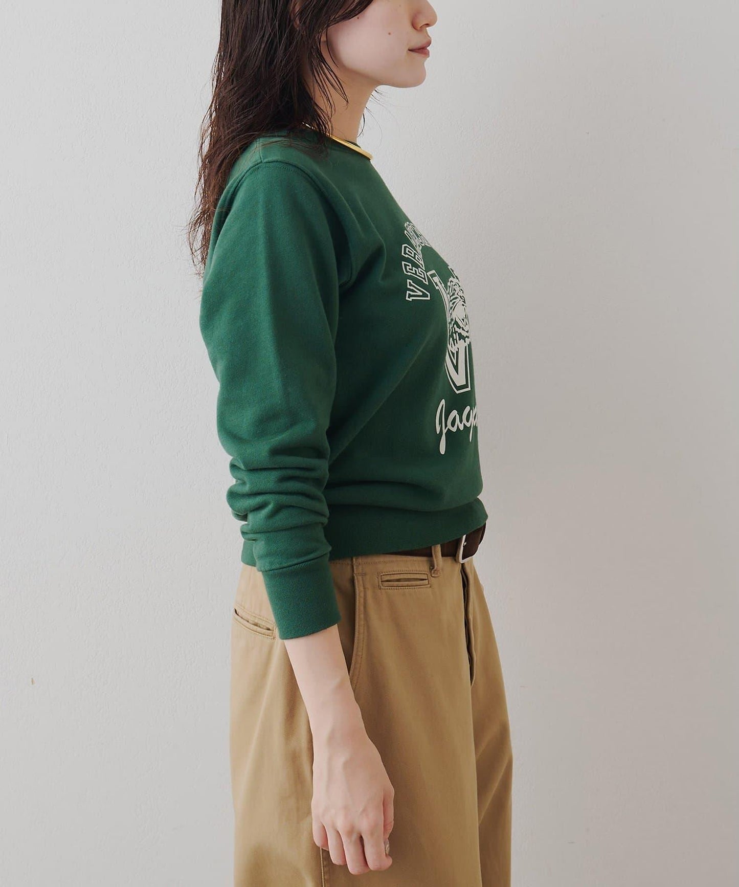 標誌植絨衛衣布