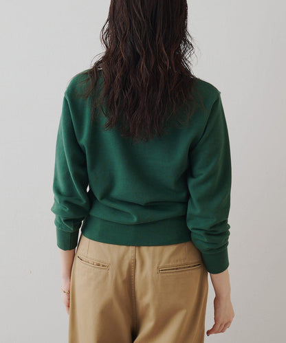 標誌植絨衛衣布