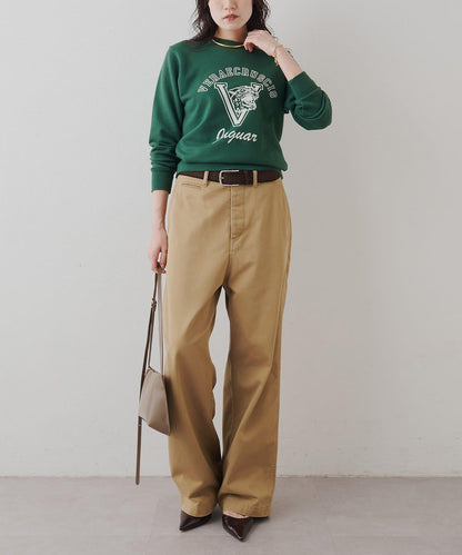 標誌植絨衛衣布