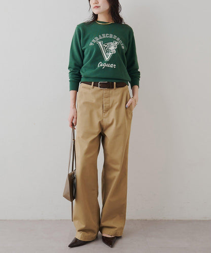 標誌植絨衛衣布