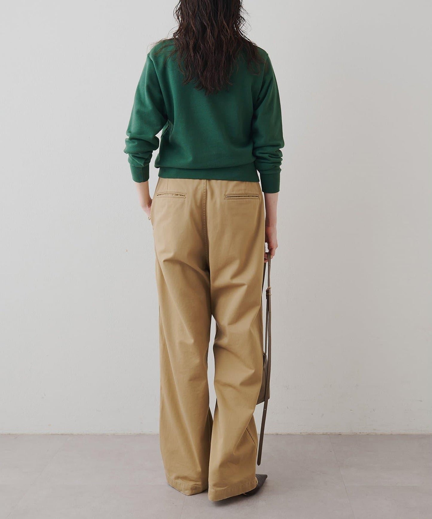 標誌植絨衛衣布