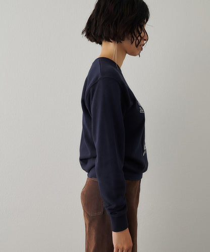 標誌植絨衛衣布