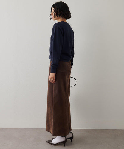 標誌植絨衛衣布