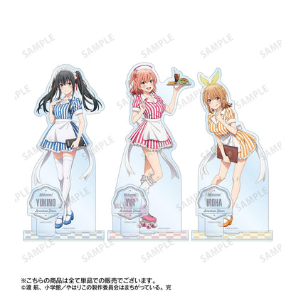 《我的青春戀愛物語果然有問題》新繪插畫 雪之下雪乃 美式餐廳ver. 附配件大號亞克力立牌