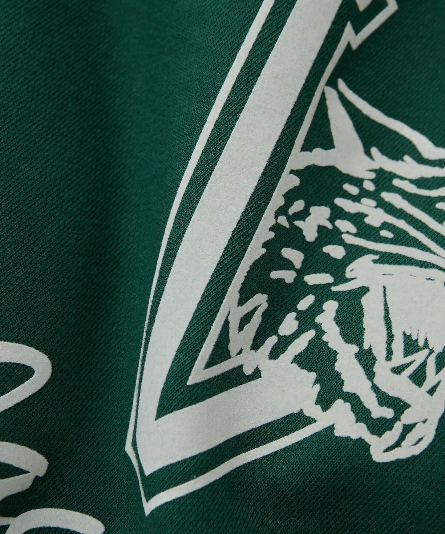 標誌植絨衛衣布