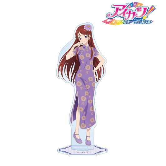 偶像活動！10th STORY ～通往未來的STARWAY～_新繪 紫吹蘭 中國風旗袍ver. 大號亞克力立牌