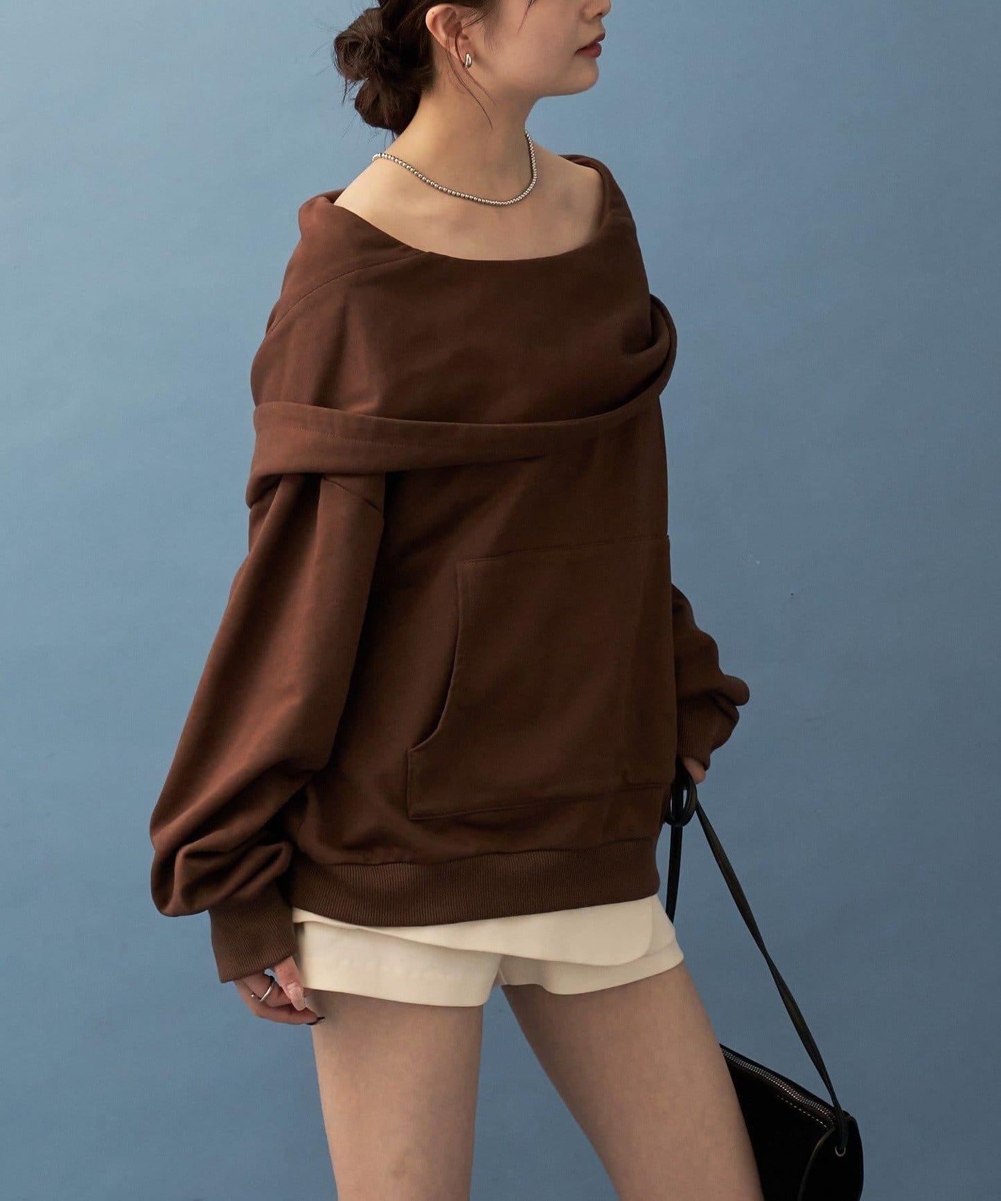 【mystic】連帽一字肩衛衣