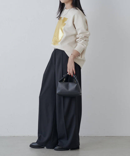 金箔印花加厚衛衣