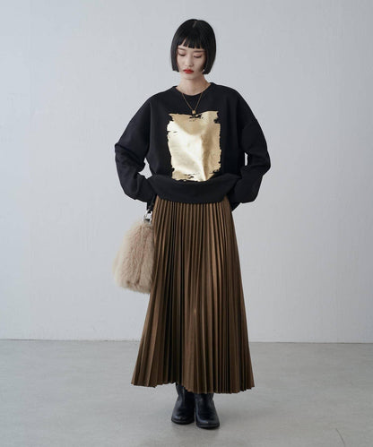 金箔印花加厚衛衣