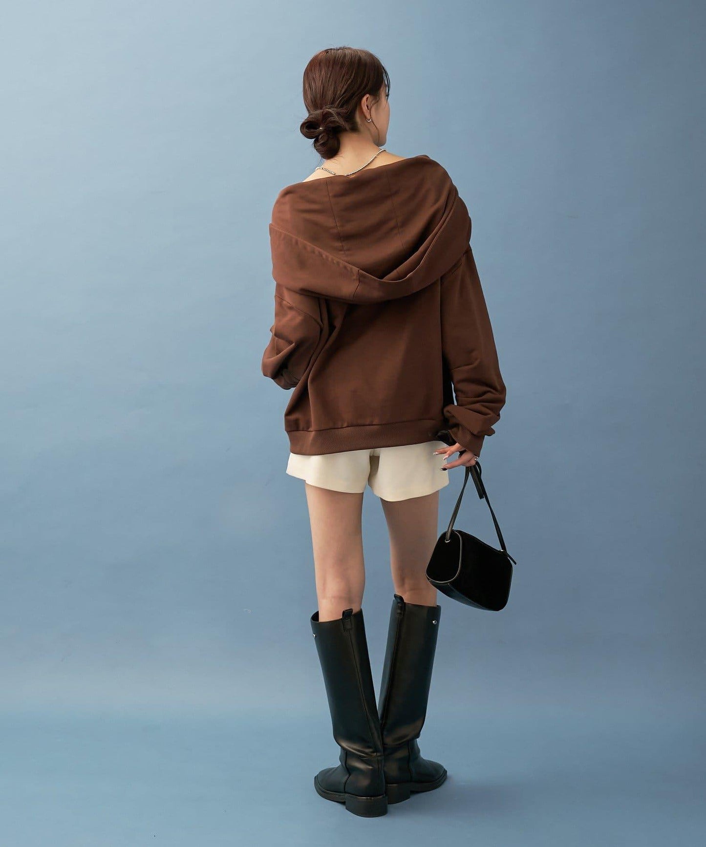 【mystic】連帽一字肩衛衣