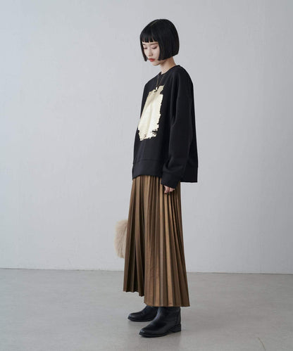 金箔印花加厚衛衣