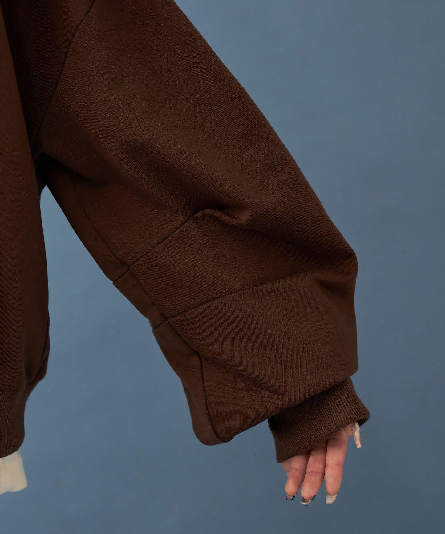 連帽一字肩衛衣