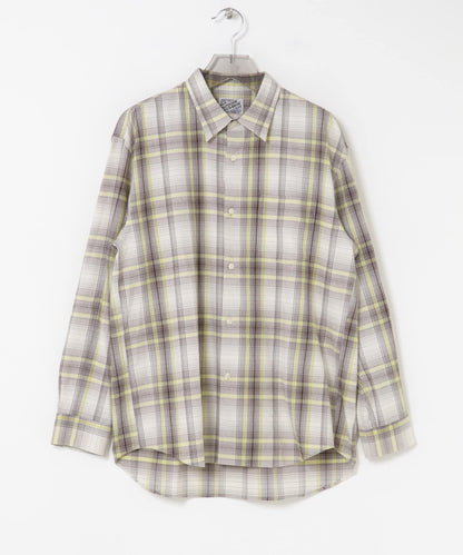 『聯名』OUTDOOR EXCHANGE×URBAN RESEARCH 長毛格紋襯衫