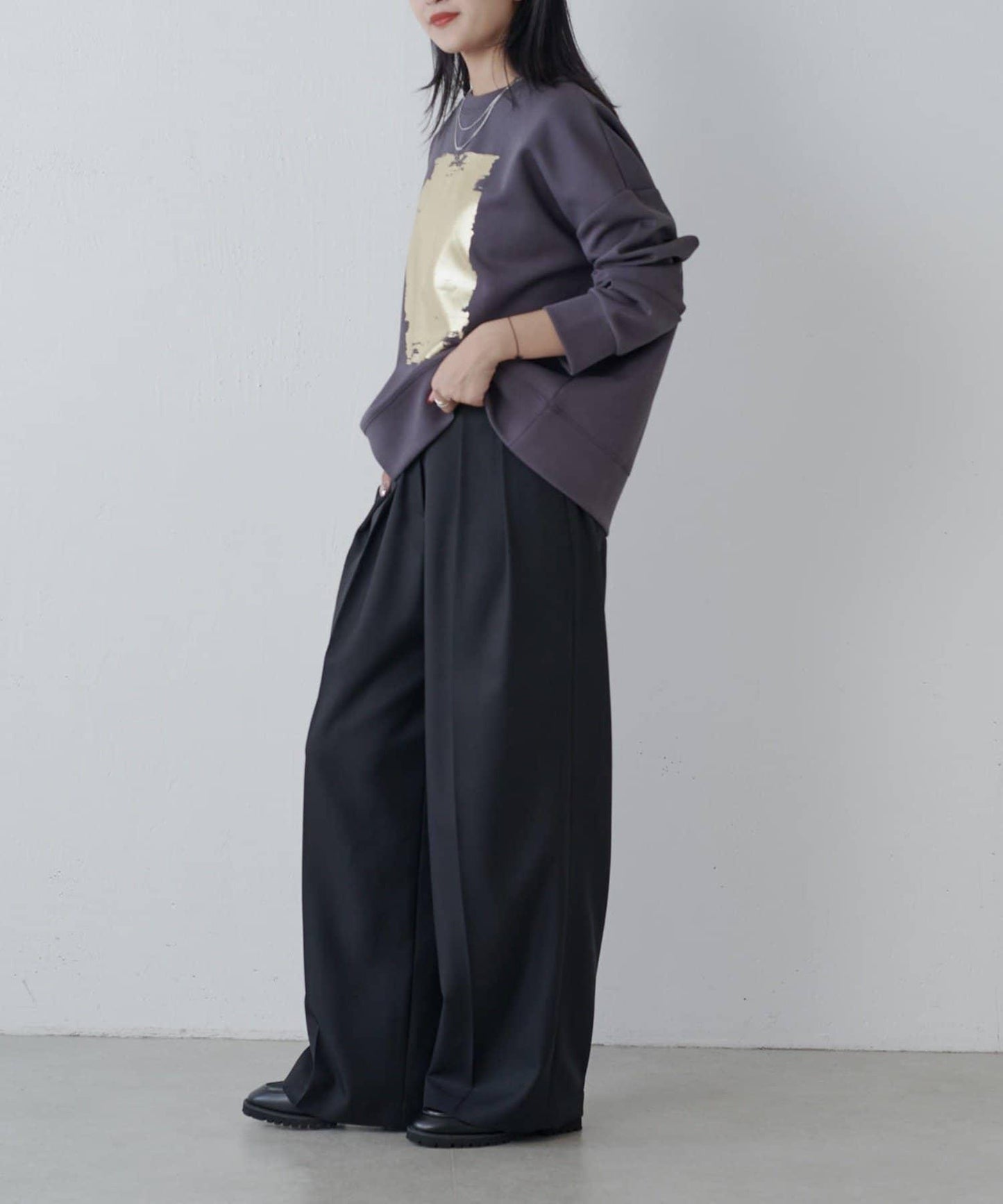 金箔印花加厚衛衣