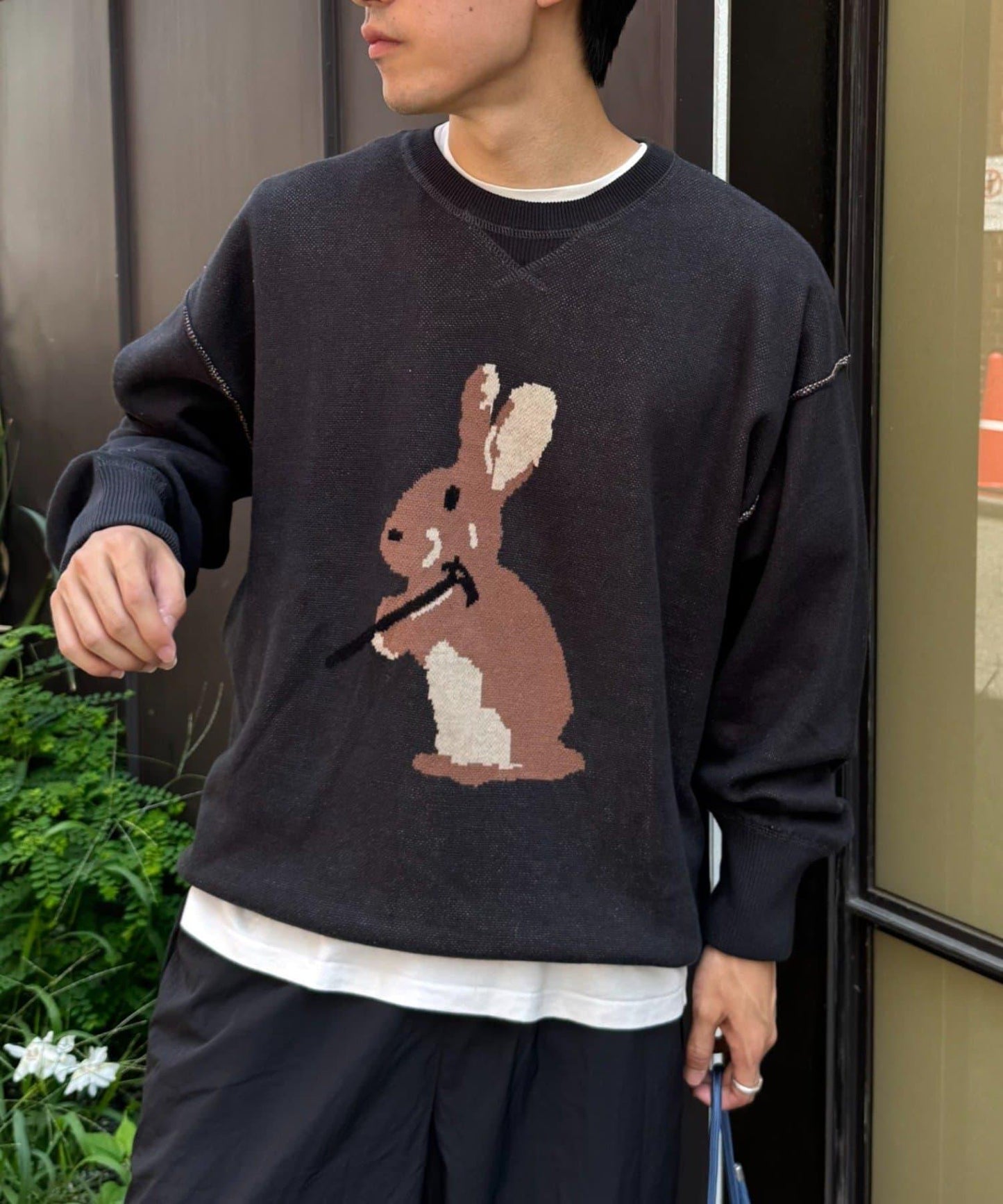 【DOD】【男女通用】那時的釘子針織衫