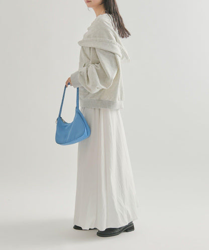 連帽一字肩衛衣