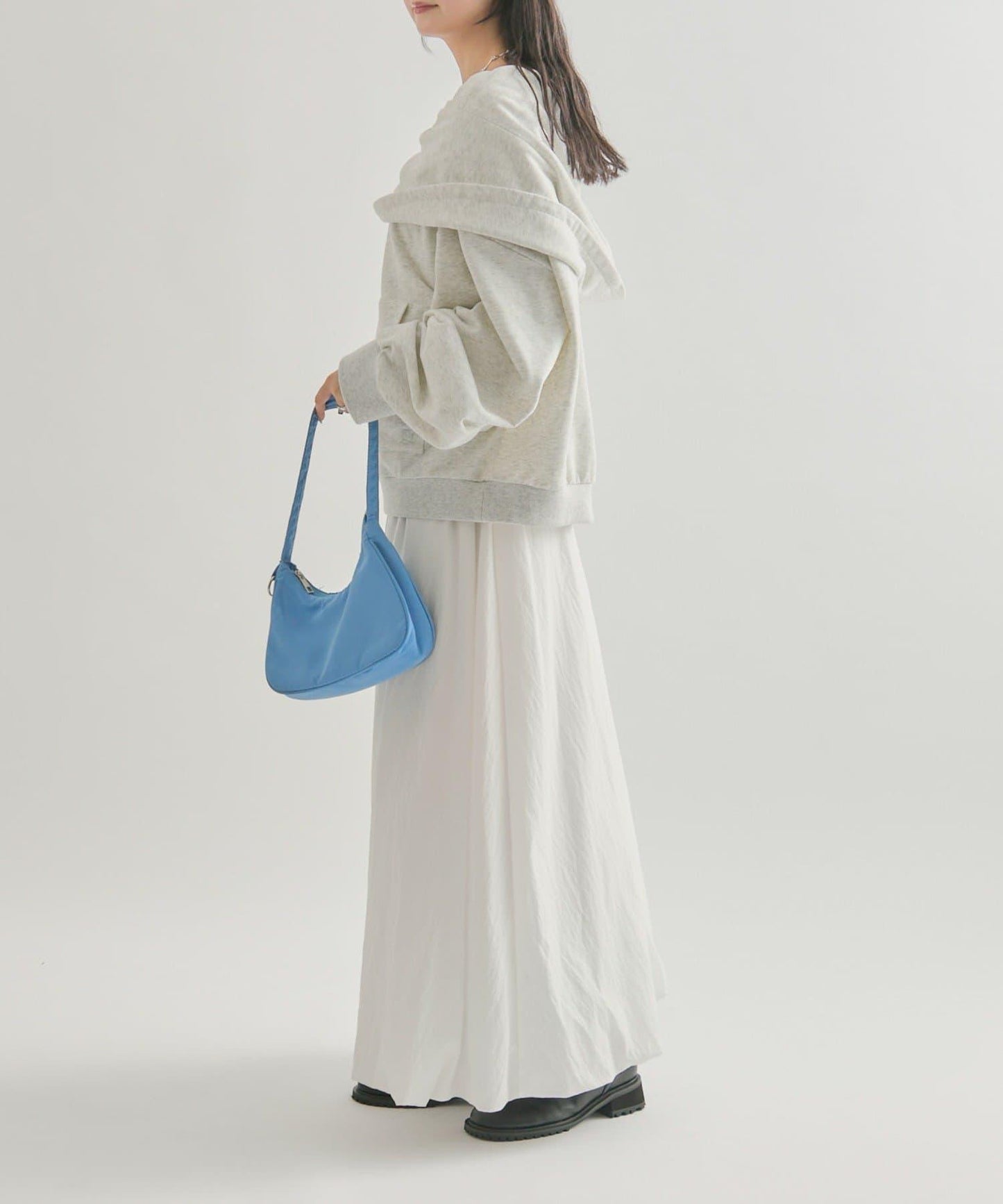 【mystic】連帽一字肩衛衣